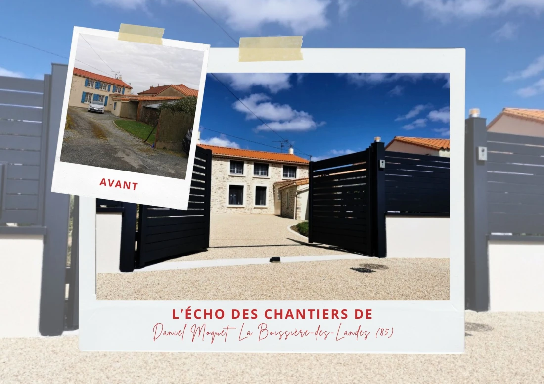 Daniel Moquet Chantier Jardin Allée Portail Vendée