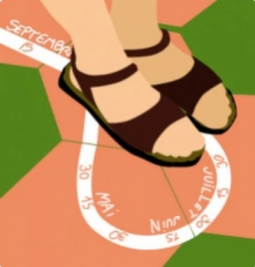 Daniel Moquet jardin allées cours terrasse cadran solaire 