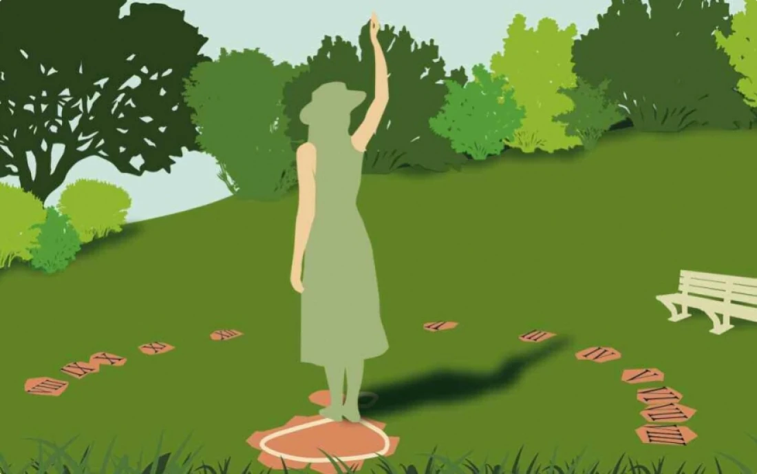 Daniel Moquet jardin all&eacute;es cours terrasses cadran solaire 