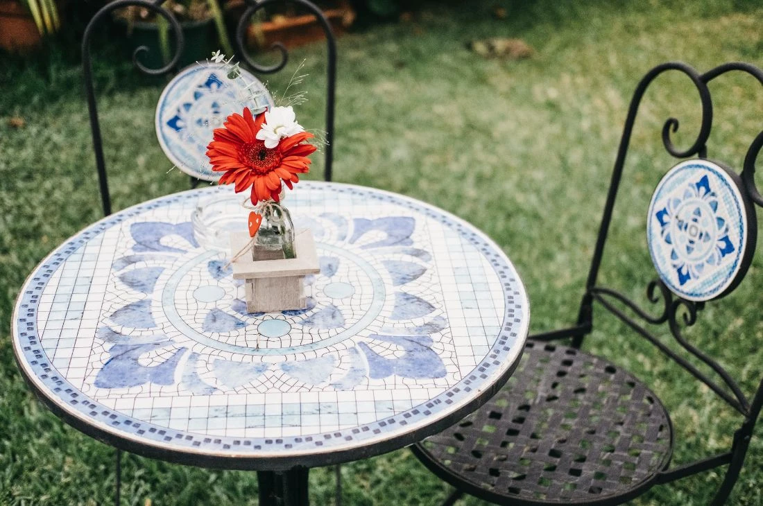 Daniel Moquet jardin mozaique